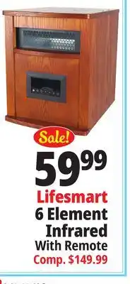 Ocean State Job Lot Lifesmart 6 Element Infrared offer