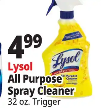 Ocean State Job Lot Lysol All Purpose Lemon Breeze Cleaner, 32 oz offer