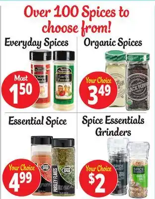 Ocean State Job Lot Spices offer