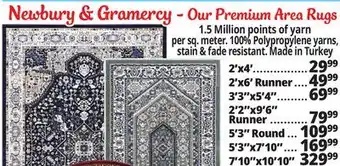 Ocean State Job Lot Newbury & Gramercy - Our Premium Area Rugs offer