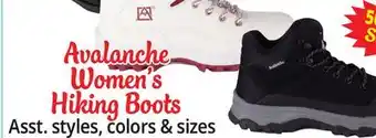 Ocean State Job Lot Avalanche Women's Hiking Boots offer