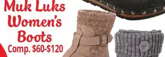 Ocean State Job Lot Muk Luks Women's Boots offer