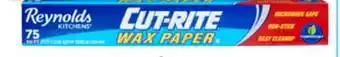 Ocean State Job Lot Reynolds Cut-Rite Wax Paper offer