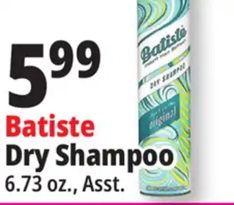 Ocean State Job Lot Batiste Dry Shampoo offer