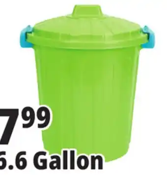 Ocean State Job Lot HemiCasa Medium Oscar Bin with Lid and Handles, 25 L offer