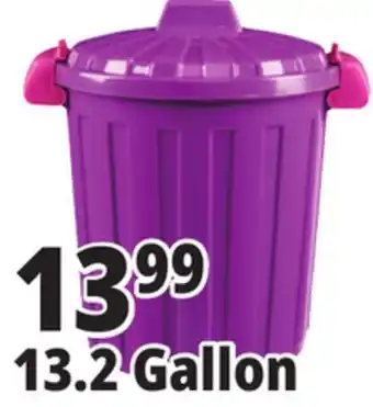 Ocean State Job Lot HemiCasa Large Oscar Bin with Lid and Handles, 50 L offer