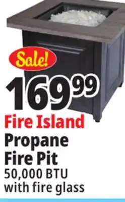 Ocean State Job Lot Fire Island LP Gas Outdoor Fire Pit offer