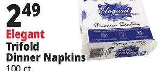 Ocean State Job Lot Elegant Paper Dinner Napkins, 100-Count offer