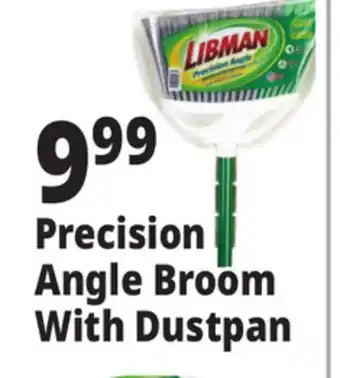 Ocean State Job Lot Libman Precision Angle Broom with Dustpan offer