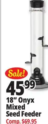 Ocean State Job Lot 18 Onyx Mixed Seed Feeder offer