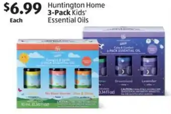 Aldi Huntington Home 3-Pack Kids' Essential Oils offer