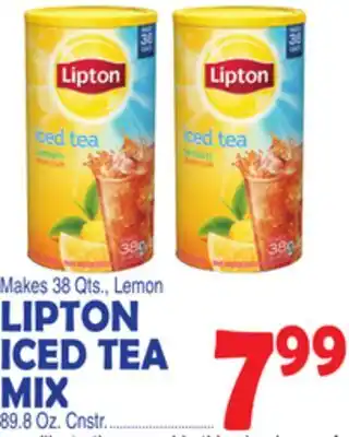 Bravo Supermarkets LIPTON ICED TEA MIX offer