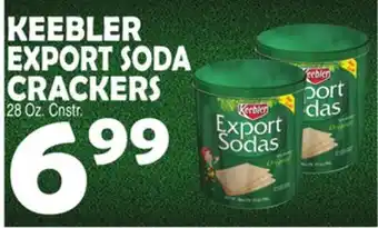 Bravo Supermarkets KEEBLER EXPORT SODA CRACKERS offer