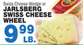 Bravo Supermarkets JARLSBERG SWISS CHEESE WHEEL offer