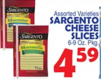 Bravo Supermarkets SARGENTO CHEESE SLICES offer