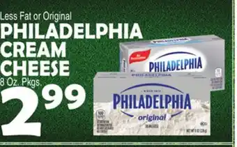 Bravo Supermarkets PHILADELPHIA CREAM CHEESE offer