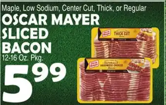 Bravo Supermarkets OSCAR MAYER SLICED BACON offer