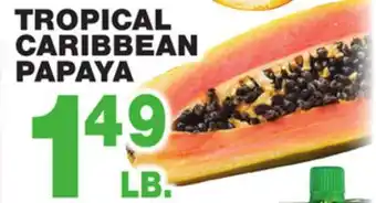 Bravo Supermarkets TROPICAL CARIBBEAN PAPAYA offer