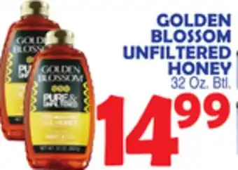 Bravo Supermarkets GOLDEN BLOSSOM UNFILTERED HONEY offer