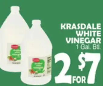 Bravo Supermarkets KRASDALE WHITE VINEGAR offer