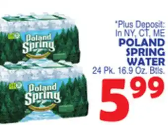 Bravo Supermarkets POLAND SPRING WATER offer