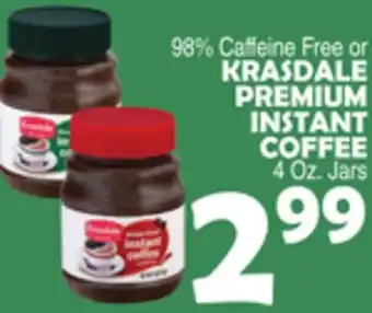 Bravo Supermarkets KRASDALE PREMIUM INSTANT COFFEE offer