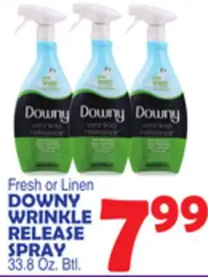 Bravo Supermarkets DOWNY WRINKLE RELEASE SPRAY offer