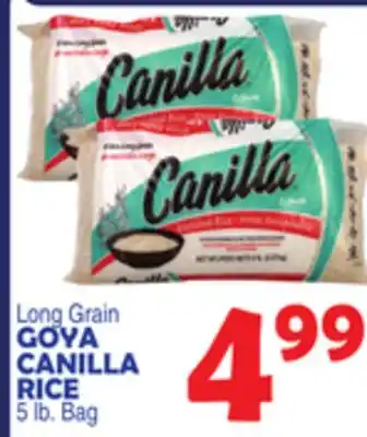 Bravo Supermarkets GOYA CANILLA RICE offer