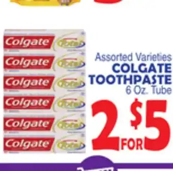 Bravo Supermarkets COLGATE TOOTHPASTE offer