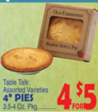Bravo Supermarkets 4 PIES offer
