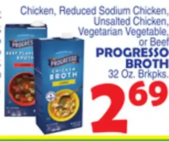 Bravo Supermarkets PROGRESSO BROTH offer