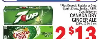 C Town CANADA DRY GINGER ALE offer