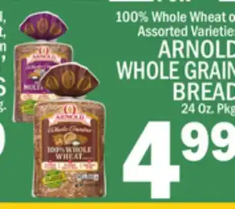 C Town ARNOLD WHOLE GRAIN BREAD offer