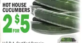 C Town HOT HOUSE CUCUMBERS offer