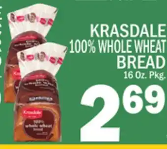 C Town KRASDALE 100% WHOLE WHEAT BREAD offer