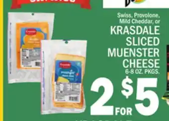 C Town KRASDALE SLICED MUENSTER CHEESE offer