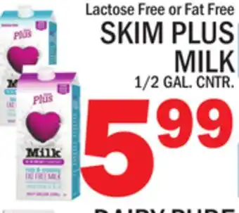 C Town SKIM PLUS MILK offer