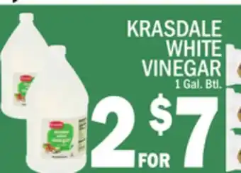 C Town KRASDALE WHITE VINEGAR offer
