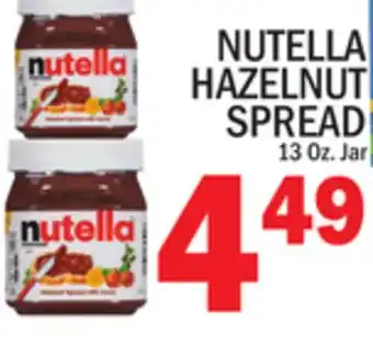 C Town NUTELLA HAZELNUT SPREAD offer