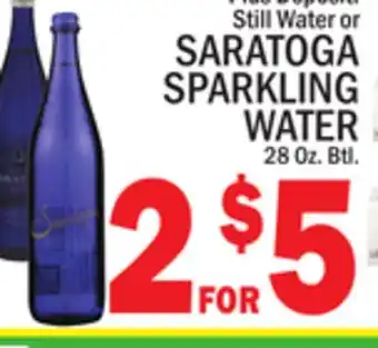 C Town SARATOGA SPARKLING WATER offer
