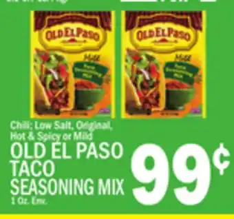 C Town OLD EL PASO TACO SEASONING MIX offer