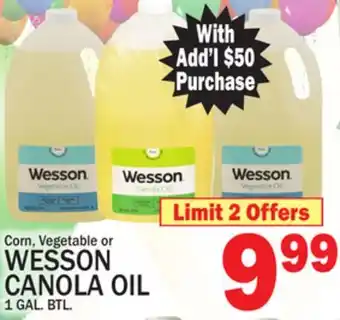C Town WESSON CANOLA OIL offer