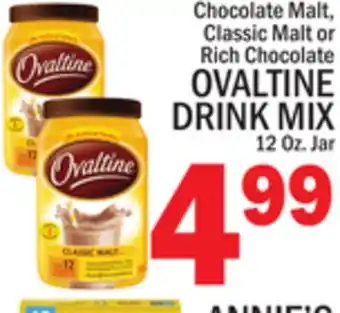 C Town OVALTINE DRINK MIX offer