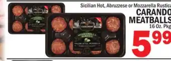 C Town CARANDO MEATBALLS offer