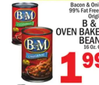 C Town B & M OVEN BAKED BEANS offer