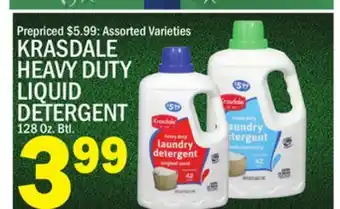 C Town KRASDALE HEAVY DUTY LIQUID DETERGENT offer