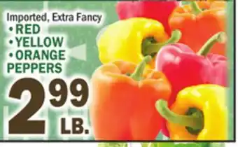 C Town RED, YELLOW, ORANGE PEPPERS offer