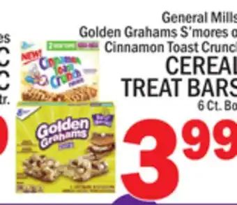C Town CEREAL TREAT BARS offer