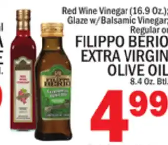C Town FILIPPO BERIO EXTRA VIRGIN OLIVE OIL 8.4 Oz. Btl offer