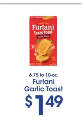 Price Rite Furlani Garlic Toast offer